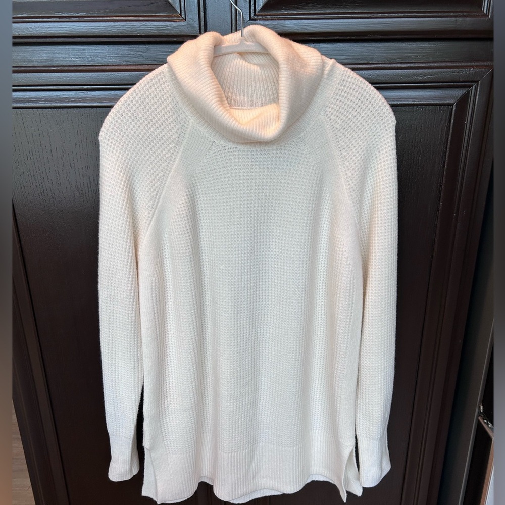 LOFT cowl neck sweater, no pockets. Size XL